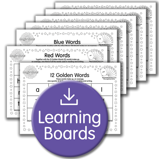 Magic 100 Words eLearning Boards